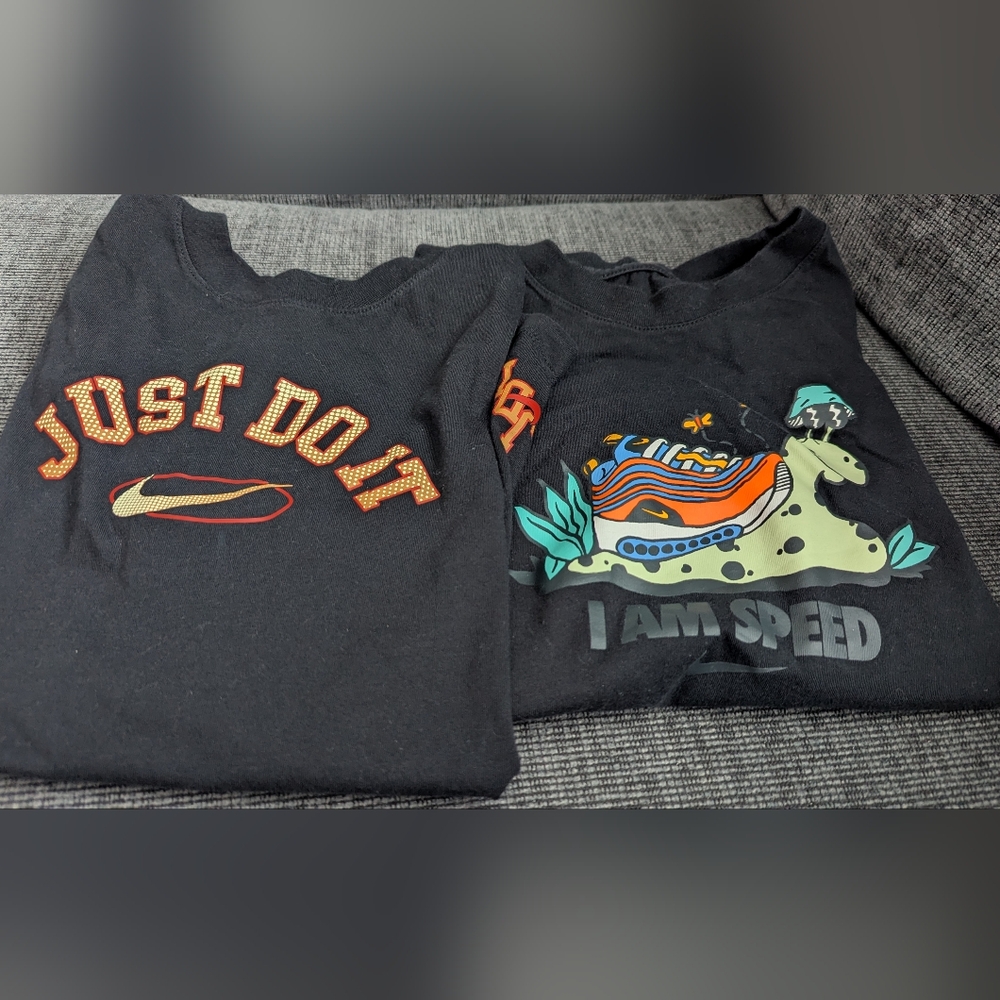 Nike T-Shirts for Kids - "Just Do It" & "I Am Speed"
